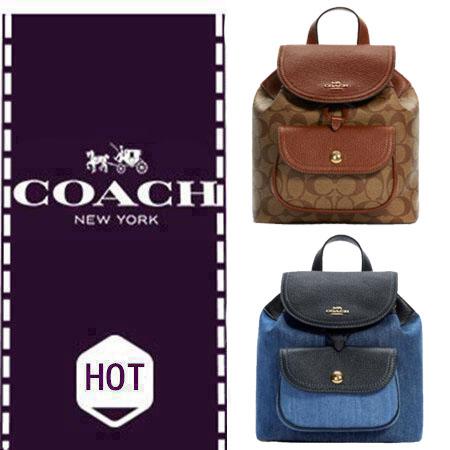 Shop Coach SIGNATURE Pennie backpack 22 in signature canvas (C4120, C4122,  C4121) by Tuliptown